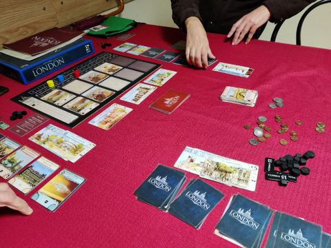 Partida al juego de mesa London