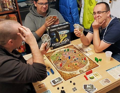 Gra planszowa Discworld Ankh-Morpork - przykładowa rozgrywka.