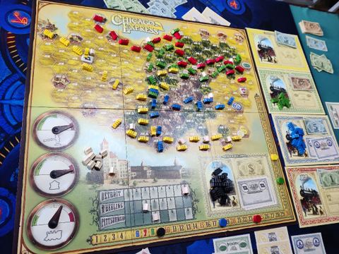 Juego de mesa Chicago Express