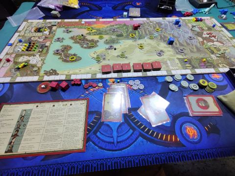 Partida al juego de mesa Feudum