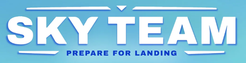 Logo del juego de mesa Sky Team