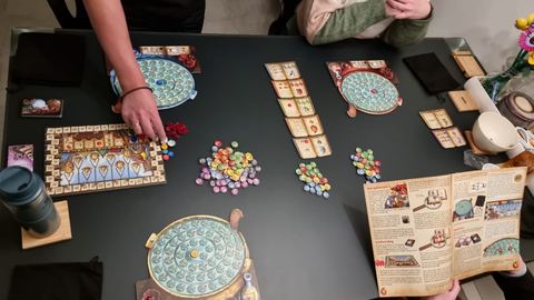 Spelopzet van Kwakzalvers van Kakelenburg met 4 spelers