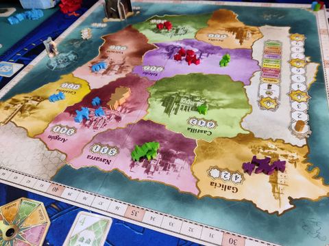 Partida al juego de mesa El Grande