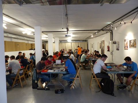 Final del Star Wars: X-Wing Miniatures Game en Madrid (España).