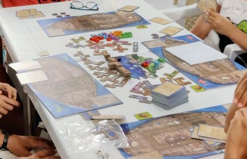 Partida al juego de mesa The Isle of Cats