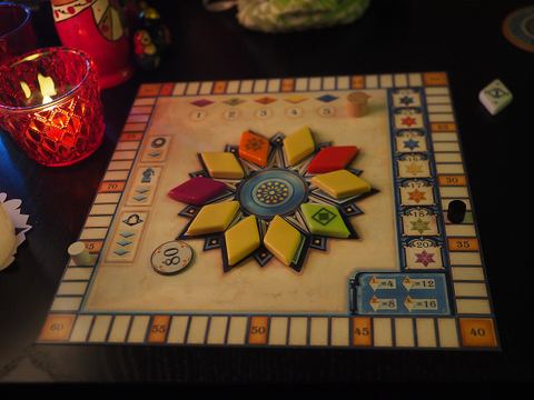 The scoreboard of Azul Summer Pavilion on the sixth and final round of the game.