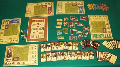 Princes of Florence boardgame material