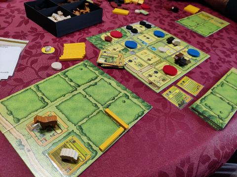Partida a juego de mesa Agricola: All Creatures Big and Small